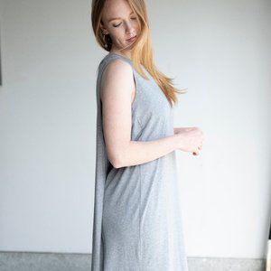 Cuyana Drape-Back Dress